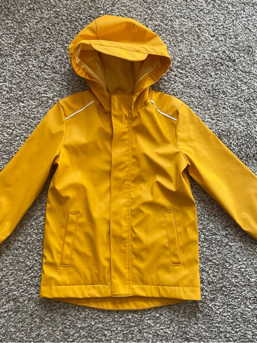 Cat & Jack Yellow Hooded Raincoat for Kids